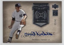 2005 Upper Deck Hall of Fame Seasons Silver /15 Phil Niekro Auto HOF 12xz