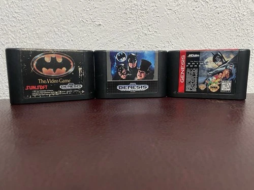 Batman-Batman Forever-Batman Returns(3)Sega Genesis Games Tested And Working