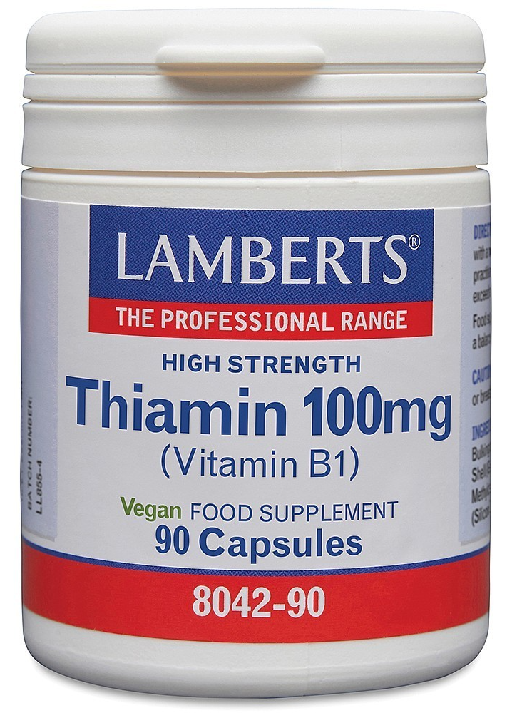 Lamberts Thiamin 100mg Vitamin B1 (90)