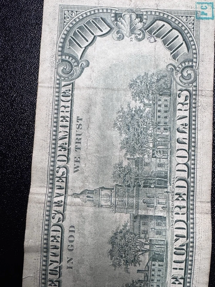 100 dollar Bill 1974 Series - Image 4 of 4