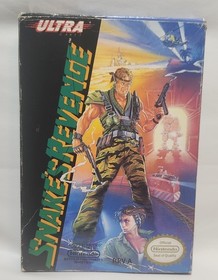 Snake's Revenge (Nintendo, NES, 1990) W/ Box + Manual Authentic Tested Working