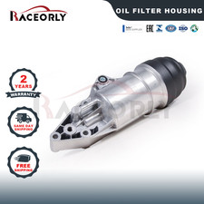 RACEORLY Aluminum Oil Filter Housing For Audi A4 A5 A6 A8 Q5 Q7 S4 S5 06E115405K