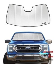 Windshield Sun Shade for Ford F150 2015 2015-2020 F150 Shiny Silver Classic