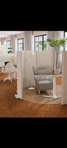 Ikea MITTZON Acoustic screen, floor standing, Gunnared beige, 90x157 cm - Picture 7 of 9
