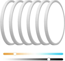 6 Pack 12 Inch 5CCT White LED Ceiling Light Flush Mount Dimmable Fixture 2880LM