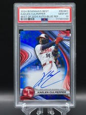Kaelen Culpepper 2024 Bowman's Best of Auto Blue Refractor /150 PSA 10 Gem Mint