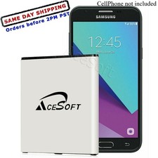 Long Endurance AceSoft 3700mAh Battery for Samsung Galaxy J3 Orbit S367VL Phone