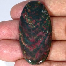 46.40Cts 100% Natural Bloodstone Oval Cabochon Gemstone 23X49X4MM