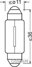 Glühbirne, Innenbeleuchtung ams-OSRAM 6461