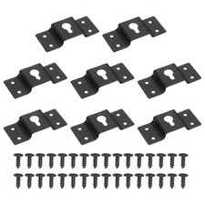 8Pcs Wall-Mounted Speaker Hanging Brackets with Screws, 2.8 x 1.18In