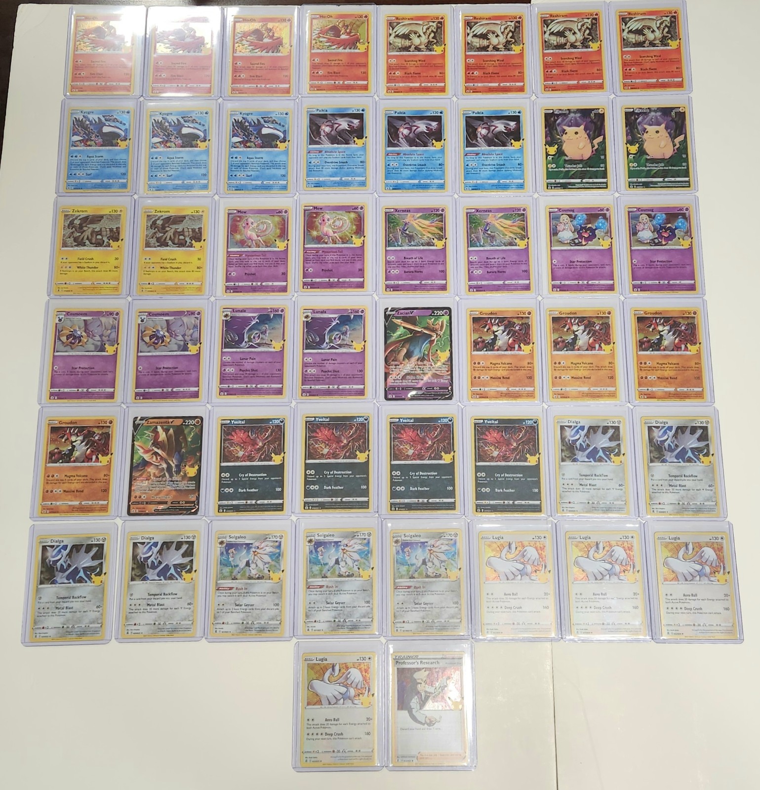 2021 Pokemon 25th Celebrations Bulk Lot of 50 Cards (Standard Set)