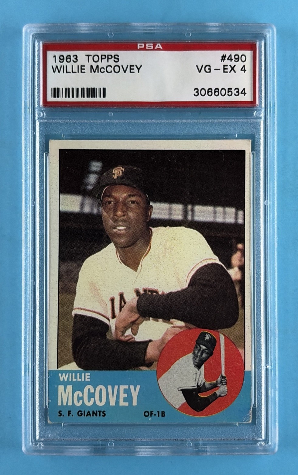 Willie McCovey #490 (Baseball Cards 1963 Topps) — is it worth grading?
