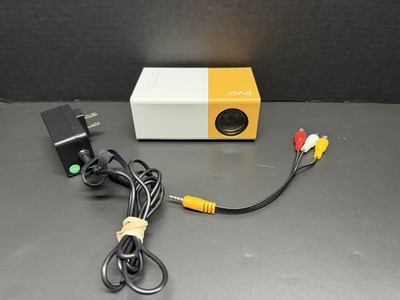 PVO YG300 Pro Mini LED Projector   Portable Projector w/ Cables