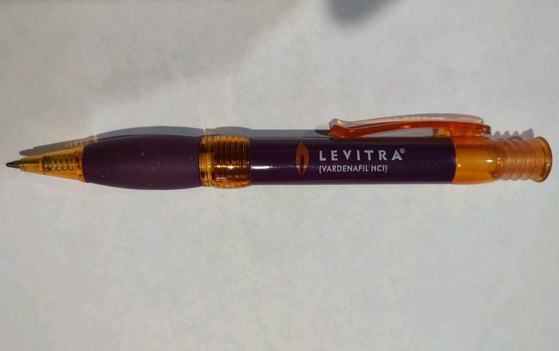 LEVITRA Pharmaceutical Drug Rep Pen Collectible Vintage Unused
