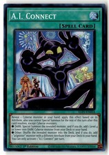 A.I. Connect ALIN-EN054 Super Rare Yu-Gi-Oh 1st Edition Lightly Played