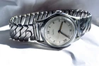 Zentra / Recta, rare mechanical 33mm men's wristwatch, Roman dial 1/5s 15 Jewels