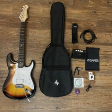 Donner DST-100 39" Electric Guitar Solid Body H-S-S, New, Free Shipping