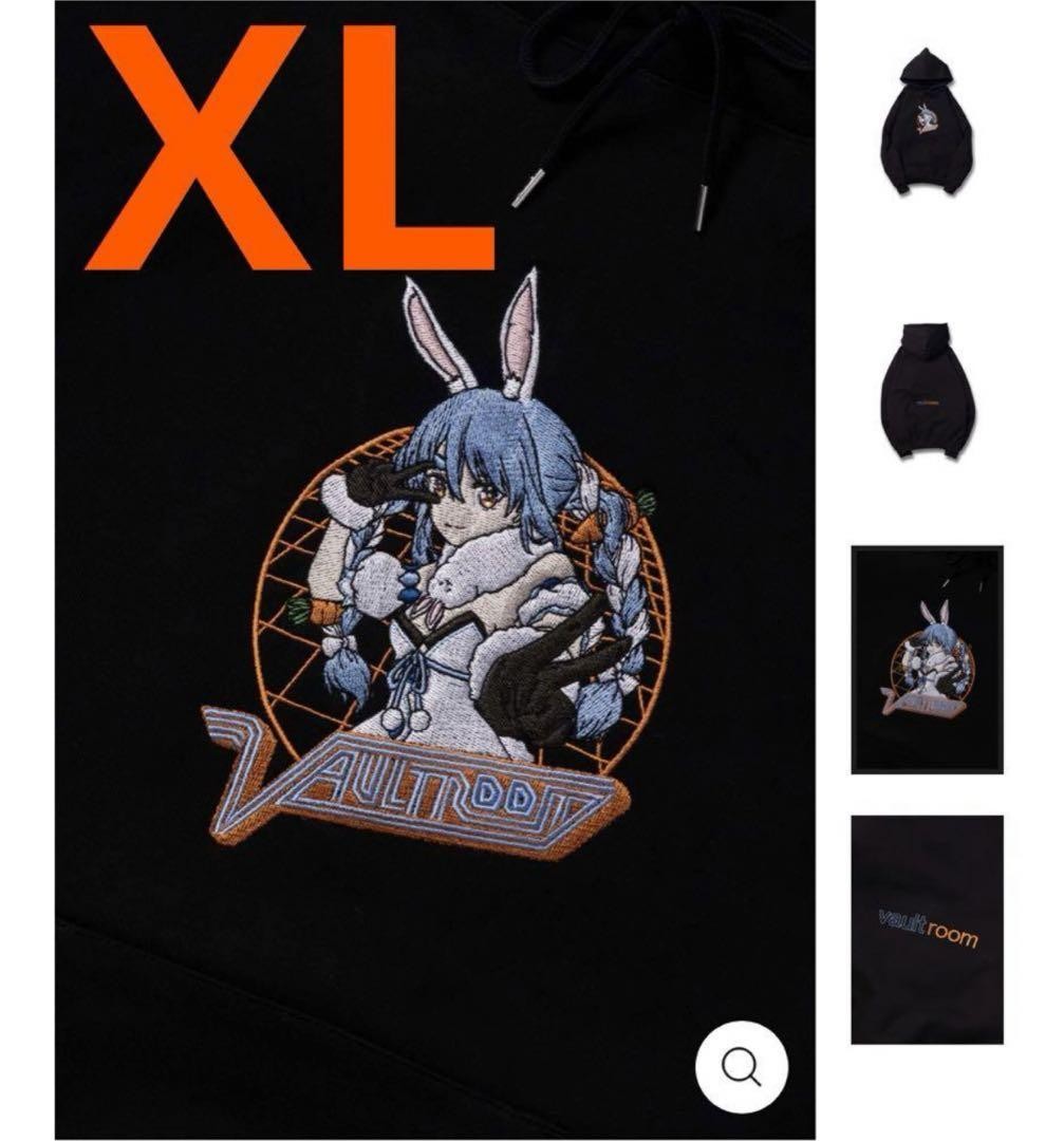 vaultroom× PEKORA HOODIE / BLK
