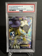 Pokemon Raikou EX Dark Explorers Full Art 105/108 PSA 7 - Italian (POP 17)