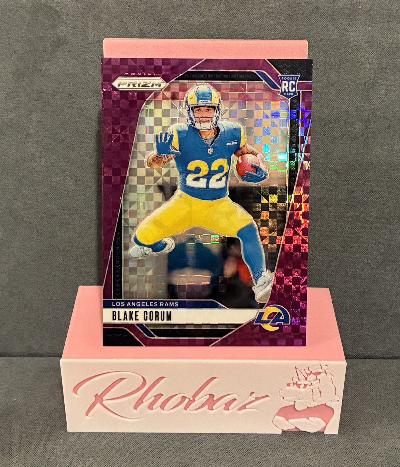 2024 Panini Prizm - Rookies Blake Corum #308 Purple Power Prizm /49 (RC)