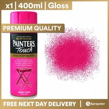 x1 Rust-Oleum Painters Touch Multi-Purpose Aerosol Spray Paint Berry Pink Gloss