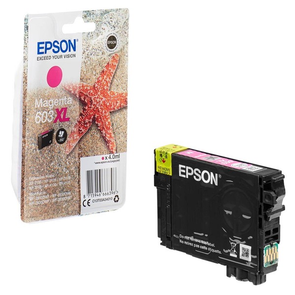 Original Druckerpatrone Epson 603 Xl Magenta T03A3 Workforce Wf 2835 2850 Dwf-image
