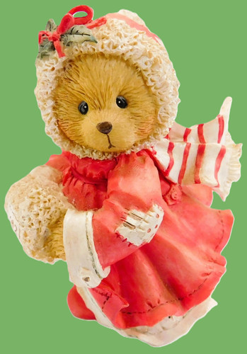 1993 Cherished Teddies Alice "Cozy Warm Wishes Coming Your Way" 912875 Adorable
