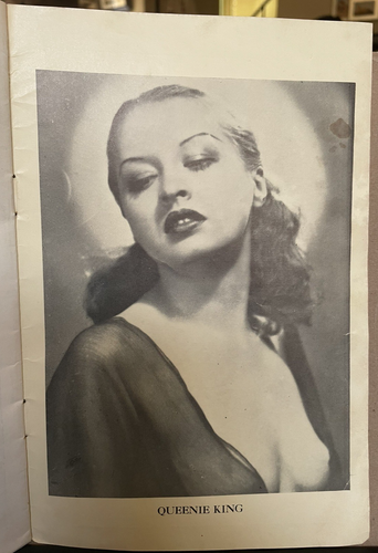 1937 Minsky's Burlesque Music Hall Program Queenie King Risque Cartoons Miami - Picture 6 of 7