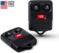 2 Packs 3 Button Replacement Keyless Entry Remote Key Fob Compatible with Ford F