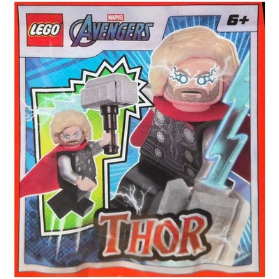 LEGO Marvel Thor with Hammer and Light Bolt Paper Bag 242504 (SEALED)
