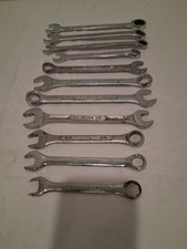 Mixed Wrench Lot 11pc Craftsman Gearwrench Performance Tool Sae Metric Set