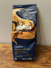 LAVAZZA Costiera Gran Aroma Ground Coffee 12 oz, Exp 2/2027 -DAMAGED BAG, LOOK-