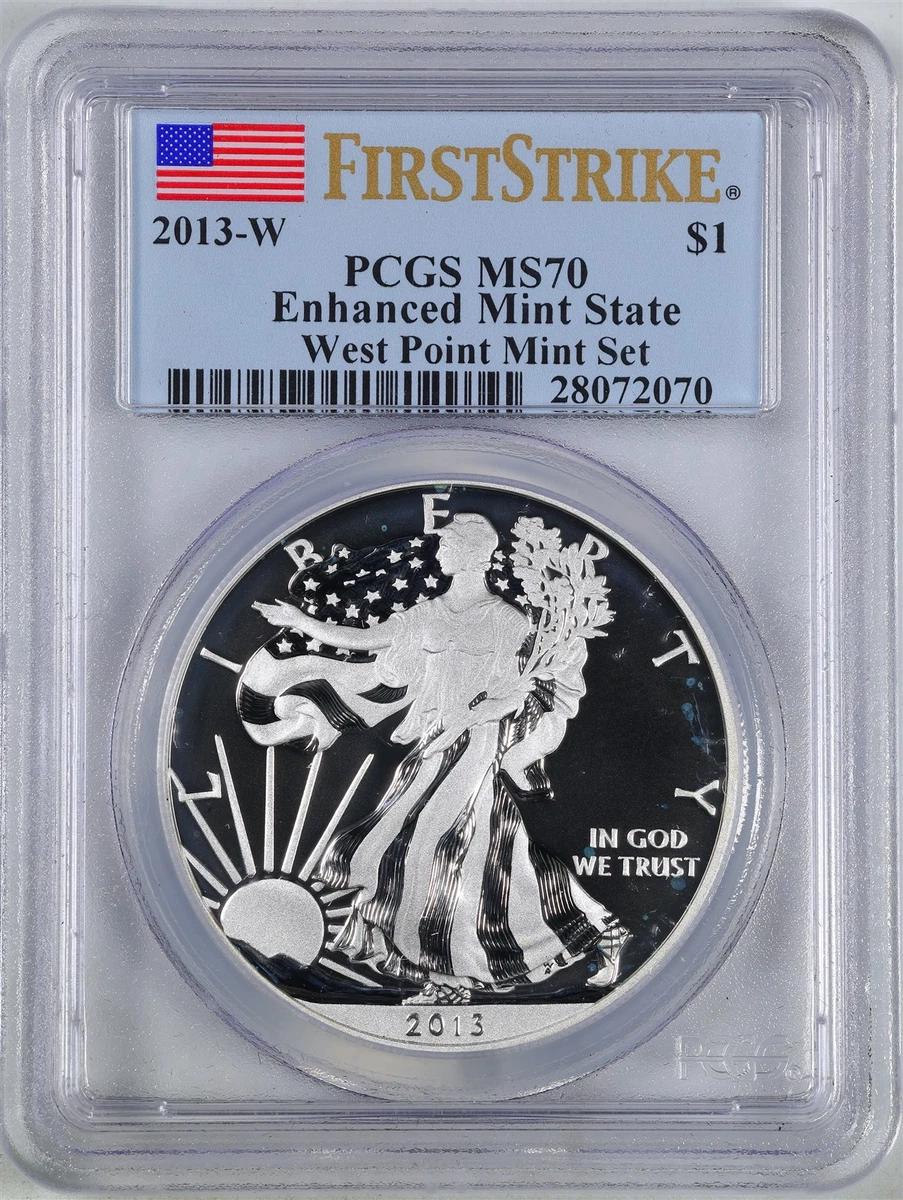 American Eagle MS 70 Graded 2013 Silver Bullion Coins for sale | eBay
