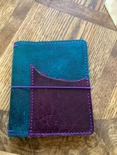 The Leather Quill Shoppe Traveler’s Notebook Two-toned Cover