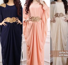 Maxi Dresss Abaya, Hijab, Farasha Navy Colour Eid Sale