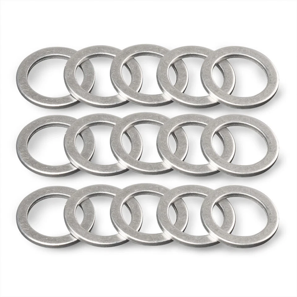 10000X 14MM Aluminum Oil Drain Plug Gasket Washer For Mazda Kia 9956-41-400 - Imagem 3 de 4