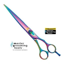 MASTER GROOMING TOOLS Rainbow Series 8" 440C STAINLESS STEEL SHEAR SCISSOR Pet