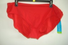 Ladies Bikini Bottom Red Size 18 Tropical Escape