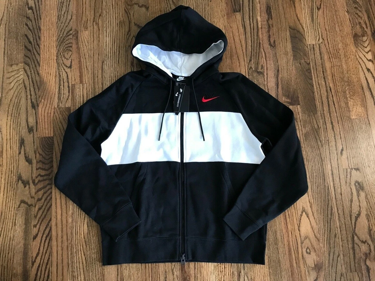 Red black hotsell white hoodie