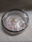 Crystal Bowl with silver rim by Leonard Silver circa 1950's 24% PbO lead crystal — photo 1