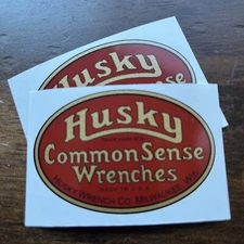 Husky Common Sense Wrenches Decals Milwaukee Reproduction Set 2