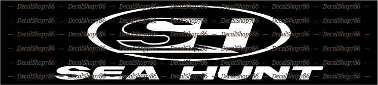 Sea Hunt Boats - Outdoor Sports - Vinyl Die-Cut Peel N' Stick Decals/Stickers