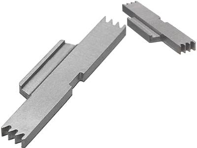 NDZ Extended Slide Lock Lever ESLL Stainless for Glock Gen 5 17 19