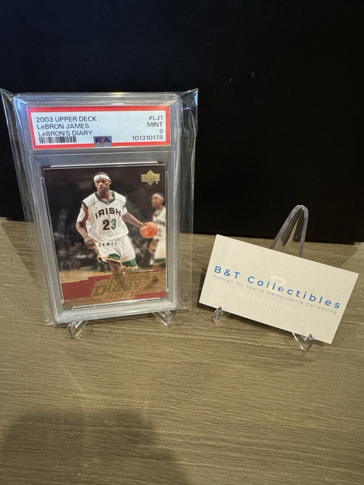 2003 Upper Deck Lebron's Diary #LJ1 LeBron James RC Rookie PSA 9 MINT 🔥🔥