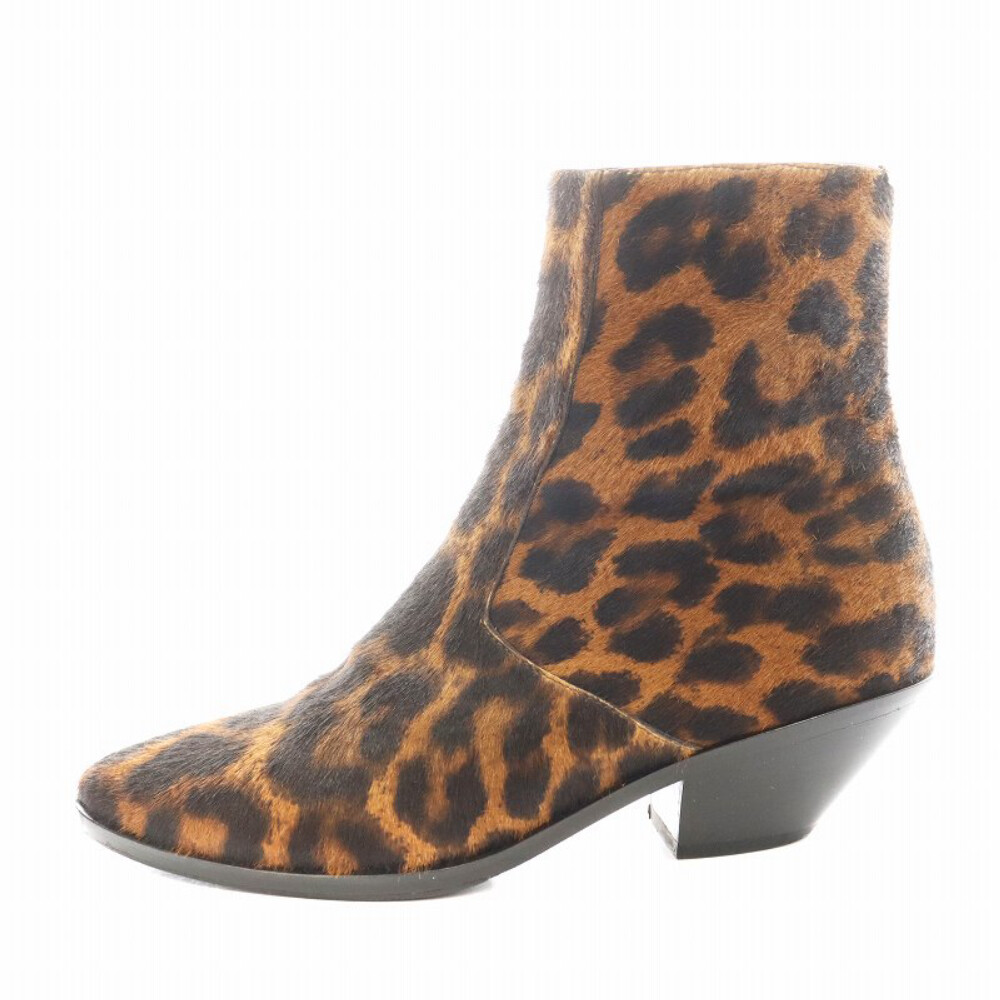 Stivali donna Saint Laurent taglia 36 5 in pelle marrone