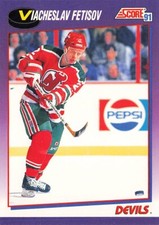 1991 Score American #184 Viacheslav Fetisov New Jersey Devils