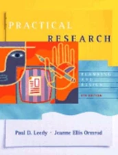 Practical Research: Planning and Design by Paul D Leedy: New