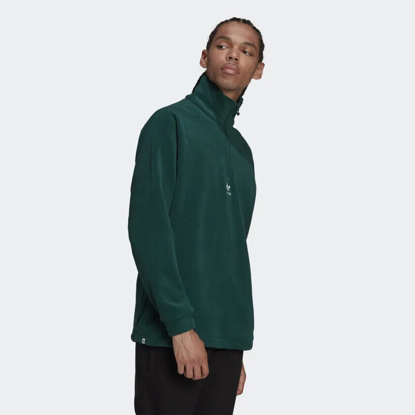 adidas Originals Men's Adicolor Classics Teddy Fleece Half adidas Originals Men's Adicolor Classics Teddy Fleece Half