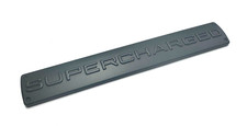 NEW MATTE BLACK SUPERCHARGED BADGE FOR RANGE ROVER SPORT VOGUE DISCO *NPC3