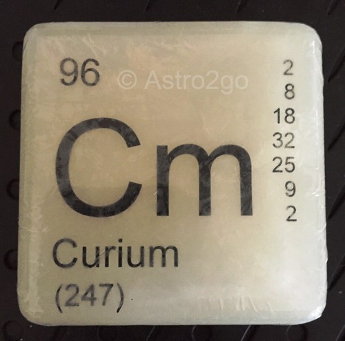 "JABÓN DE MANO BRILLO DE NOVEDAD DE CURIUM ELEMENTO DE TABLA PERIÓDICA ""Cm"" - 4 oz ¡NUEVO BURBUJEANTE! - Imagen 2 de 7